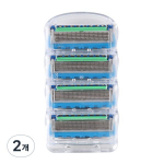 Ernie Gillette Proglide Fusion 5-kihiline žiletitera sinine, 4 pakki, 2 t&uuml;kki, Korea žiletitera