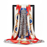 Vogue Foulard Satiin Square Siidist Sallid Kvaliteetsed 1tk 90*90cm Sallid Elegantsed Populaarsed Naiste 90-90cm