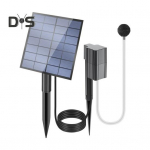 P&auml;ikese tiigi hapnikuaparaat akvaariumi hapnikuaeraator 2,5 W p&auml;ikese&otilde;hu hapnikupumbaga kalap&uuml;&uuml;gi aeraator toruga &otilde;humullikiviga aiatiigi akvaariumis kalastamiseks must