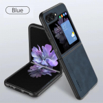 Samsung Z Flip 6 Case lambanahast PU nahast matt p&otilde;rutuskindel telefoni kate Galaxy Z Flip 6 5 4 3 5G kaitse&uuml;mbriste jaoks Samsung Z Flip 5 punane