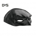 Kassi mask Halloweeni must pooln&auml;oline lemmikloomade mask nahkhiirest inspireeritud k&otilde;rvaaukudega mask Halloweeni kost&uuml;&uuml;mide jaoks