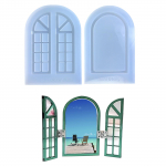 Silikoonist pildiraami vaiguvorm, pildiraami silikoonvormikomplekt epoks&uuml;vaigu DIY aknaraami dekoratiivse k&auml;sit&ouml;&ouml;vormi jaoks 1