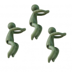 3 tk antropomorfne taimehoidja Taimede tugialus v&otilde;rsete varte jaoks, pistikud, armsad taimetoed siseaedade kaunistamiseks v&otilde;i taimede jaoks 3pcs