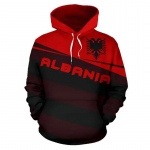 Albaania lipp Kaart Graafilised dressipluusid Uued pusad ja dressid Mood Spordi pulloverid Eagle 3D prinditud pusad Meeste Topid M