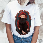 Teen Wolf Harajuku naiste T-s&auml;rk Ullzang Aesthetic 90ndate T-s&auml;rk Vintage Graphic Funny Cartoon Print XL valge