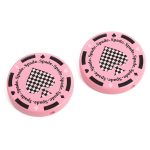 2tk/kott 32mm akr&uuml;&uuml;lplaat Texas Chip Beads DIY K&auml;ev&otilde;ru Kaelakee K&otilde;rvar&otilde;ngad K&auml;sit&ouml;&ouml; ehted Aksessuaarid 32mm 2pcs/bag