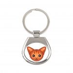 Abyssinian - keychain keychain for keys by Art-Dog brand
