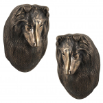 Scottish Sheepdog - Dog statue, hanging bust, unique decoration for dog lover by Art-Dog brand