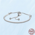 Naised K&auml;ev&otilde;ru 925 Sterling H&otilde;be S&uuml;dame Madu Keti K&auml;ev&otilde;ru Naistele Sobib Amulettidele Helmestele Ehted Kingitus 20cm