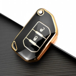 2-nupuline automaatse kesta kaanehoidja JEEP Grand Cherokee Gladiator Wrangleri jaoks JT JLU TJ JL Renegade Compass TPU v&otilde;tmeta v&otilde;tmeta &uuml;mbris 2 Buttons must