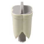 Kaks-&uuml;hes Jalapeno pipra s&uuml;damiku eemaldamise t&ouml;&ouml;riist, suured v&auml;ikesed s&uuml;damiku suurused, mugavad k&auml;epidemed, roostekindel, vastupidav t&scaron;illiseemnete eemaldaja beež