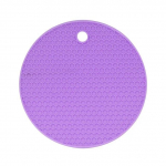 Silikoonist isolatsioonipadi &uuml;mmargune libisemisvastane kuumuskindel p&otilde;letusvastane k&auml;rgstruktuuriga mikrolaineahi isolatsioonipadi paksendatud rannaalus M lilla