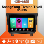 Android Carplay Autoraadio SsangYong Tivolan Tivoli 2014-2017 jaoks Multimeediapleier Peaseade Stereo GPS-navigatsioon BT WIFI 2+32GB 1+16GB