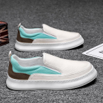 Meeste kingad hingavad laiskjalatsid Platvorm vabaaja trendikad kingad Meeste kerged &uuml;he pedaaliga l&otilde;uendijalatsid 39