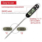Termomeeter K&ouml;&ouml;gitermomeeter K&ouml;&ouml;gitarvikud K&ouml;&ouml;gitermomeeter K&ouml;&ouml;gitermomeeter 5-sekundiline grill LCD-ekraaniga termomeeter kondiitritoodete grillimiseks 1x1x1cm