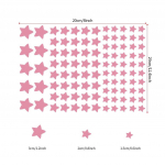 100 tk helendavad seinakleebised pimeduses helendavad t&auml;hed kleebiste kleebised lastele beebitubade v&auml;rvilised luminofoorkleebised