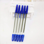 Point School Medium Pens Pen Long Biros Office Ball Kestev 2 sinine