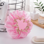 Sagit Women, Double, Veekindel, Du&scaron;&scaron;, Satiin, Ujumine, M&uuml;ts, M&uuml;tsid, Siid, Korduvkasutatav, Juuksed, Katte One Size roosa