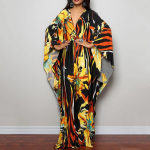 Lipsuv&auml;rviga kaftani kleit, vabaaja rannasuvine Maxi Cover Up Maxi kleit, naiste riided One Size
