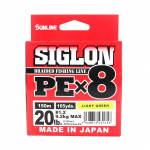 Sunline PE Line X8 Siglon 150M PE 1.2 20LB laimiroheline (1656) laimiroheline v&auml;rv