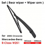 Klaasipuhasti, 1 komplekt--Auto klaasipuhasti labad Mercedes-Benz R-klassile, tagaklaas, esiklaas, autotarvikud