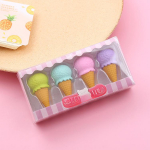 4 t&uuml;kki/karpi Kawaii Lollipop Sweety Ice Cream &otilde;pilaste kirjatarbed Kooli kontoritarbed Laste kustutuskummid Lastele Pliiatsikustutuskumm