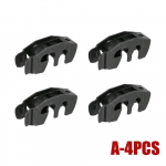 4tk Universaalsed auto klaasipuhastid esipuhasti harja &otilde;e adapter must plastikust J Clip Hook t&uuml;&uuml;p ACD auto v&auml;listarvikud