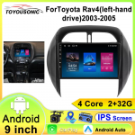 Android 12 Toyota RAV4 2003-2005 jaoks Multimeedia Automaatne Carplay Android Auto Traadita 8-tuumaline Raadio wifi 4G GPS Autoraadio Auto