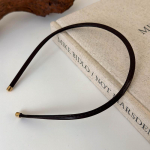 Uus &uuml;hev&auml;rviline juukser&otilde;ngas juuksepael Elegantne peakate Naiste juuste aksessuaarid n&auml;opesu Juuksepael Nahast peapael naistele