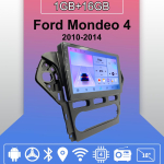Android Carplay Autoraadio Ford Mondeo 4 2010-2014 jaoks Multimeediam&auml;ngija Pea&uuml;ksus Stereo GPS-navigatsioon BT WIFI 2+32GB 1+16GB blue