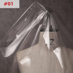 PU L&auml;bipaistev Kangas Veekindel 0,2mm PVC Želee Kile Kangad Vihmamantlite R&otilde;ivaste Disainerkangas DIY Kott &Otilde;mblustarvikud 50cm