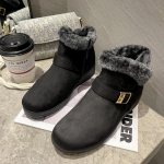 Mood Talvise Soojad Naiste Saapad Paks karusnahast Lumesaapad Naistele Paluskingad Retro Naiste poolsaapad Ema vabaajajalatsid Suurus 43 Botas Femme 35