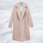 Naiste kasukas, pikk &uuml;hev&auml;rviline talvekarv XL roosa