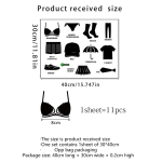 Riidekapp R&otilde;ivad Klassifikatsioonisildid Kleebised Kapid Klassifikatsioonikleebised riietuskabiinidele Riided Jalatsid R&otilde;ivatarvikud