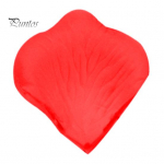 1 kott kunstlikud v&otilde;ltsitud roosi kroonlehed Keskkonnas&otilde;bralikud realistliku v&auml;limusega v&auml;rvilised simulatsioonid siidist roosi kroonlehed peoaksessuaarid punane