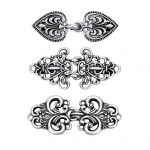 3 tk Sallikrae klambrin&ouml;&ouml;bid Retro disainiga kampsun kampsun, galvaniseeritud 3