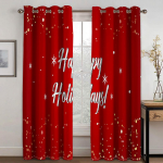 Multifilm J&otilde;uluvana j&otilde;ulupuu Punane Roheline Aknakardinad Lastele Magamistuba Elutuba Vannituba K&ouml;&ouml;k Uksesaal Kodukujundus W50 X H130(CM)X2&Hook