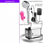 Intelligentne temperatuuri m&otilde;&otilde;tev du&scaron;&scaron; Kaasaskantav kodudu&scaron;&scaron; Puhta vase harjadeta mootor Lihtne &uuml;hes t&uuml;kis paigaldatav du&scaron;&scaron; must