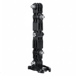 Mootorrattakiivri eesmise l&otilde;ua kinnitusrihma kokkupandav aluse hoidik GOPRO Hero 6 5 4 3 tegevuskaamera jaoks liimiga esil&otilde;ua hoidik must