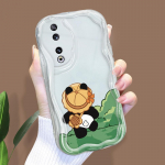 Armas koomiksimustriga kreemjas tekstuuriga korpus Lainelise servaga pehme silikoonkaanega telefoni&uuml;mbris Huawei Honor Infinix Tecno iPhone'i jaoks Tecno Spark 20 must