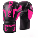 Muay Thai poksikindad meestele naistele PU-nahast karatekindad kickboxingu treeningvarustus MMA v&otilde;itlusliivakottkindad 8oz must hall v&auml;rv