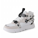 Uued S&uuml;gise ja Talve Hooaja Enimm&uuml;&uuml;davad K&otilde;rge S&auml;&auml;rega Nahast Spordijalatsid, Moodsad ja Mitmek&uuml;lgsed Paeltega &Otilde;pilaste Vulkaniseeritud Jalatsid 39 khaki