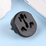 1 tk universaalne pistikumuundur Au Us to Eu reisiadapter kodupistiku adapter 16A 250 V seinakonversiooni elektripistik must
