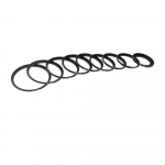T&auml;ismetallist l&auml;&auml;tsefiltri adapteri r&otilde;ngas 37&ndash;82 mm edasi ja tagasi 18-piece adapter ring must