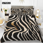 Sebra mustriga tekikottide komplekt King pol&uuml;ester punane must triibuline voodipesukomplekt metsloom sebra looduslik nahk tekkikott t&uuml;drukutele EU single(135x200cm)