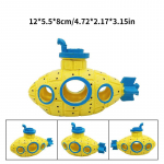 Kalaakvaariumi maastikukujunduse dekoratsioon allveelaeva kaunistused akvaariumi dekoratsioon vaigust kaunistused paljunemiskoobas kala ja krevettide varjupaik kollane