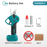 YOFIDRA 30 mm harjadeta elektrilised oksak&auml;&auml;rid suure v&otilde;imsusega oksal&otilde;ikur Aiapuu oksl&otilde;ikur K&auml;&auml;ride t&ouml;&ouml;riist Makita 18 V aku jaoks No Battery