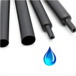 10 szt rurka 4,8mm termokurczliwa z klejem 1m czarny must