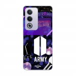 Coque - BTS - Oppo A80 - Souple - Noir - Logo arm&eacute;e BTS