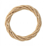 Couronne - ARTEMIO - 15 cm - Beige - D&eacute;coration florale - Mixte
